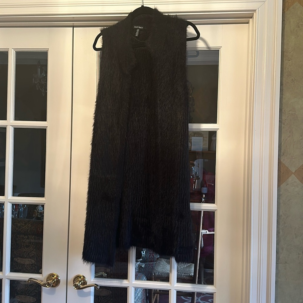 Ellen Tracy long vest sweater